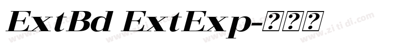 ExtBd ExtExp字体转换